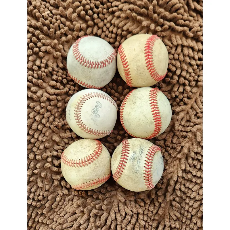 6 Pack Baseballs, Blemished