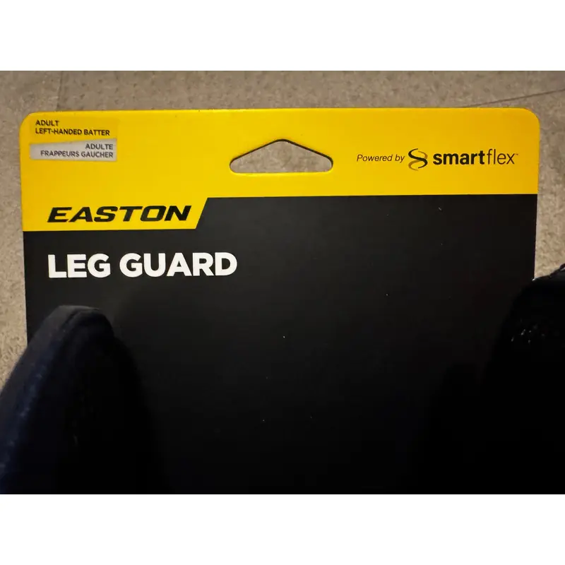Blue Easton Leg Guard - For Left Handed Batter (New)