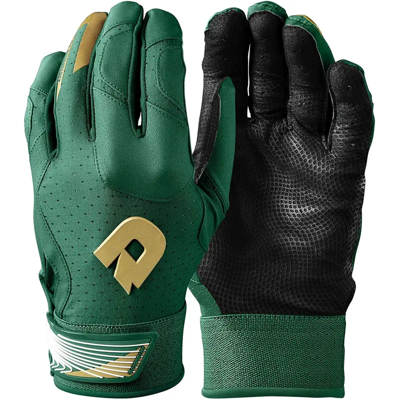 DeMarini CF Dark Green Baseball Softball Batting Gloves Adult 2XLarge -WTD6114DG2X