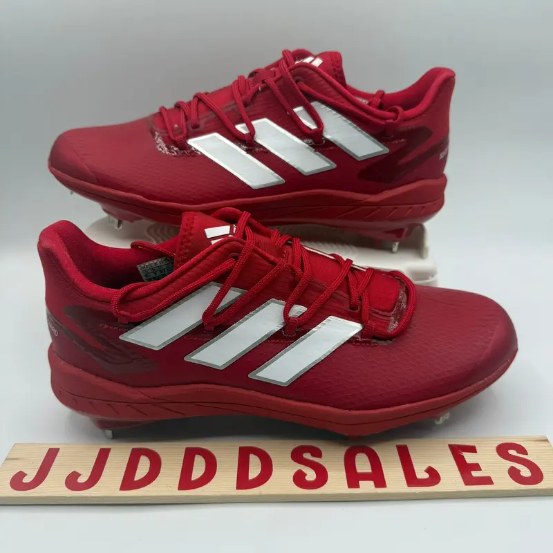 Adidas Adizero Afterburner 8 Team Power Red TPU Baseball FZ4216 Mens Sz 8.5 NEW
