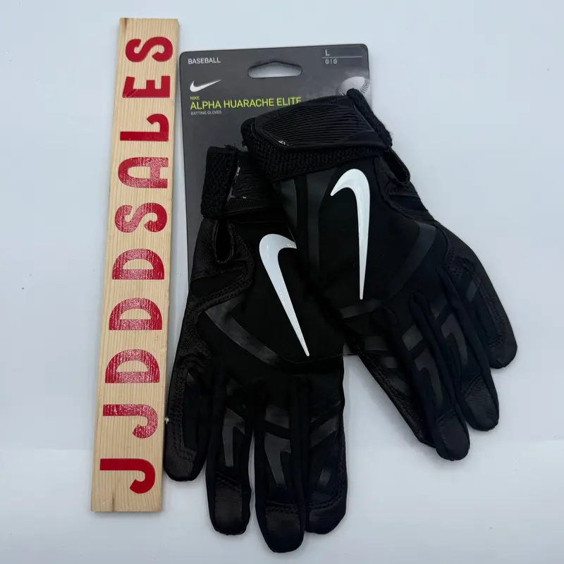 Nike Alpha Huarache Elite Batting Gloves Black CV0696-091 Mens Sz Large NWT $65