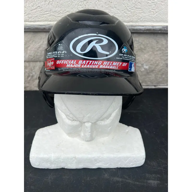 Black Used Rawlings Batting T-Ball Helmet 6 1/4-6 7/8. A R4 S2 L1