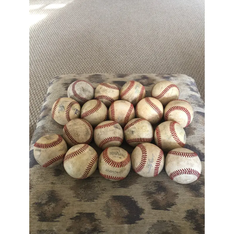 Mixed lot used 18 Pack baseballs