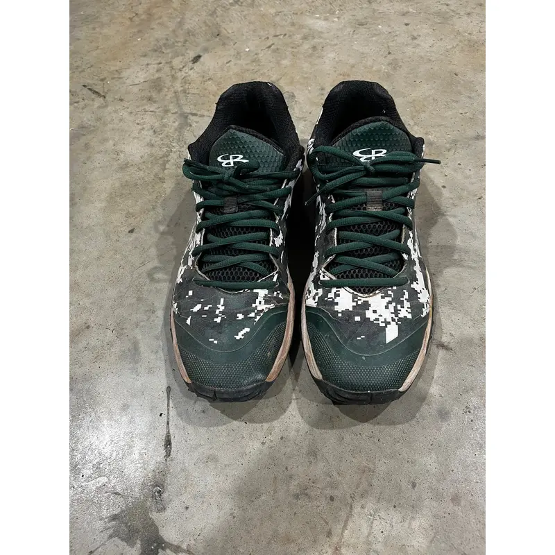 Green Men's Size M 12.0 (W 13.0) Adult Boombah Shoes (Used)