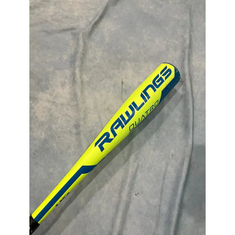 2018 Rawlings Quatro Alloy Bat USABat Certified (-11) Alloy 15 oz 26" (Used)