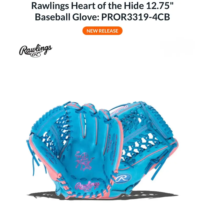 New Rawlings 2026 Heart of the Hide Baseball Glove 12.75".