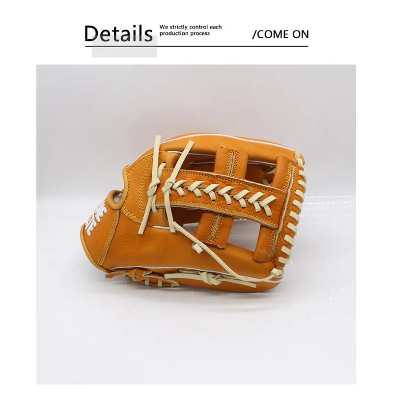 RH Baseball Glove (New) HomePlate brown cowhide baseball and softball gloves11.5-12.5