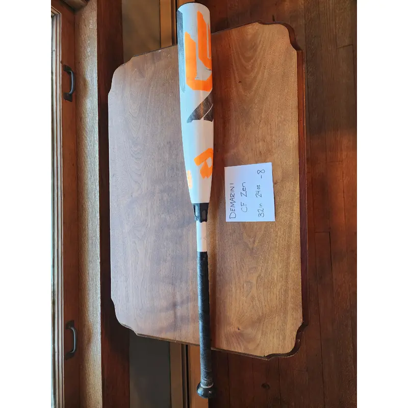 2021 DeMarini CF Zen Composite USSSA Certified Bat (-8) 24 oz 32" (Used)