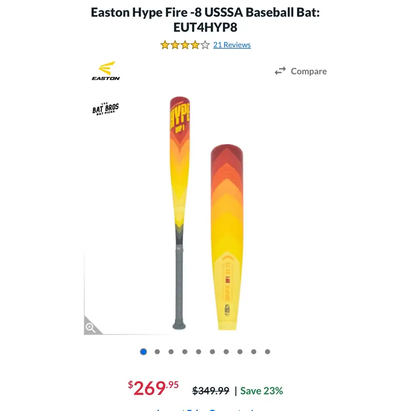 2023 Easton Hype Fire