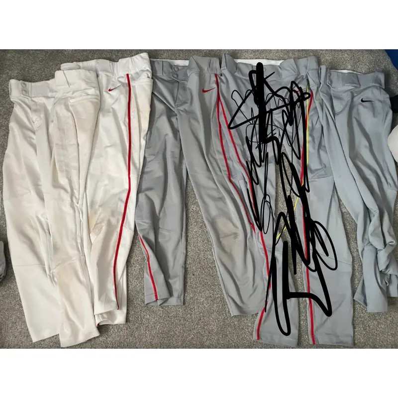 Nike Vapor Pro baseball pant *5 pairs* (YXL) white/grey - used