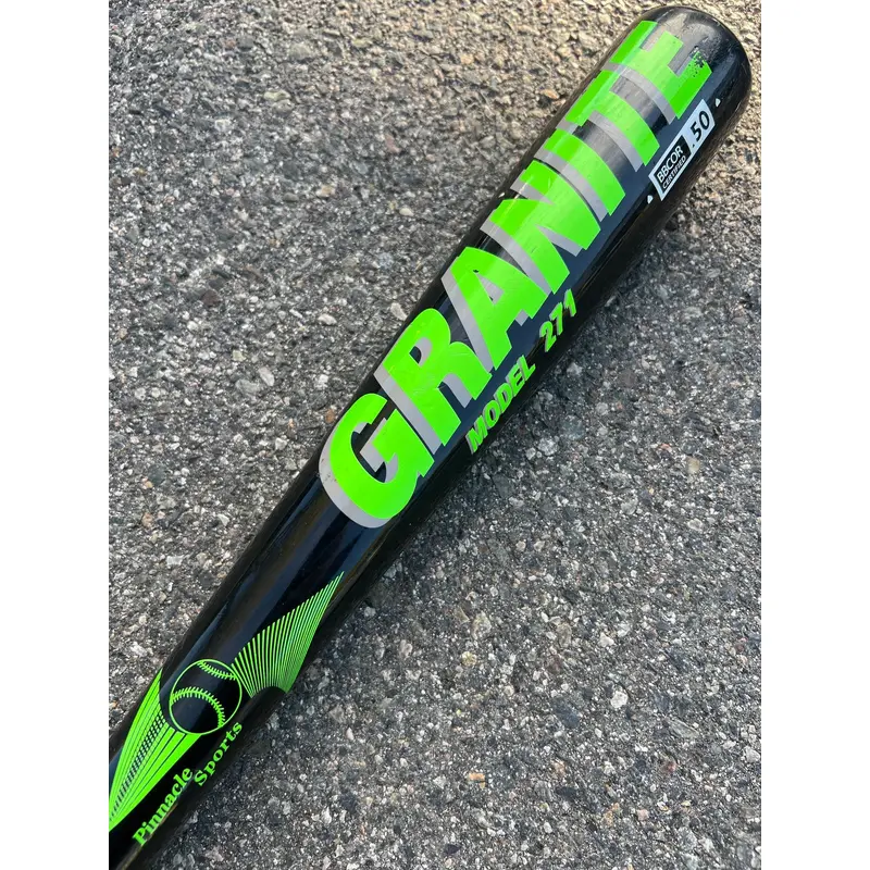 Used Pinnacle Granite Bat BBCOR Certified (-3) Wood 28 oz 31"