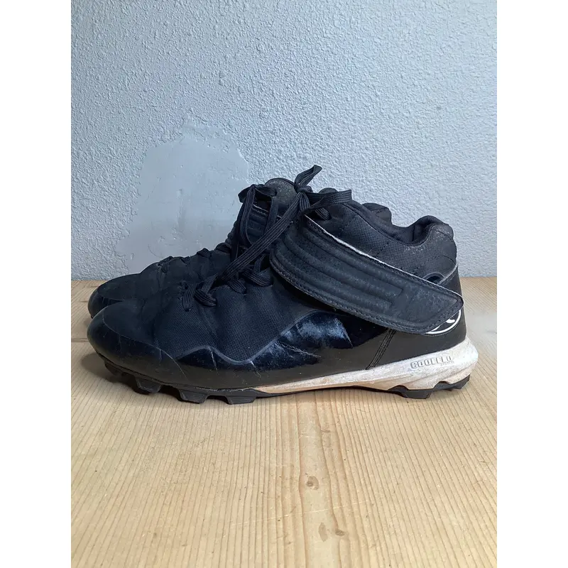 Black Kid's Youth Rawlings High Top Footwear Molded Cleats (Used) Size 6