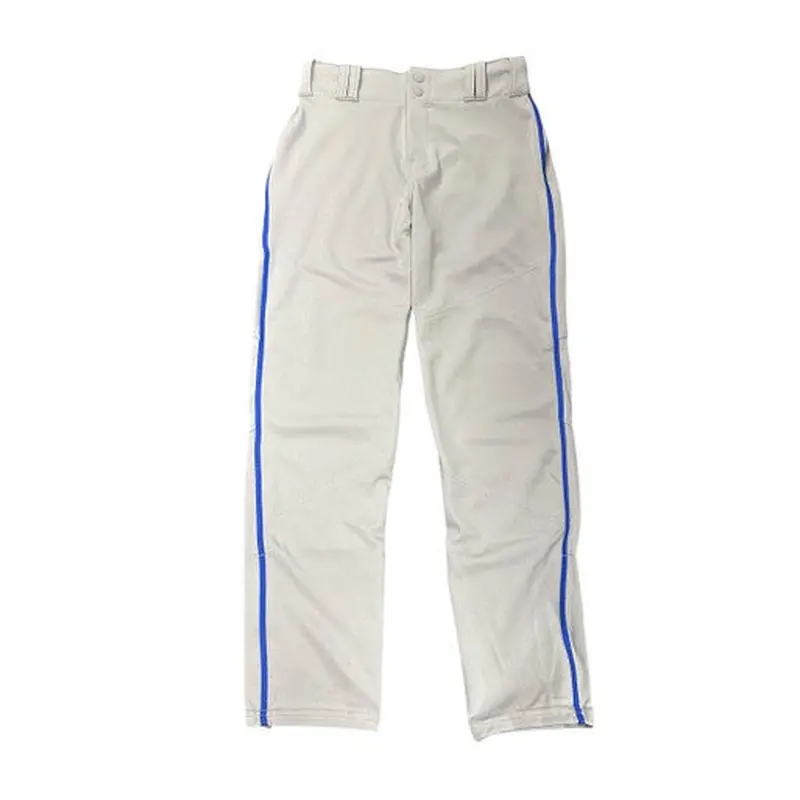 Used Alleson GRAY PANT BLUE STRIPE BB/SB Pant Boys Grey LG 11849-S000013589