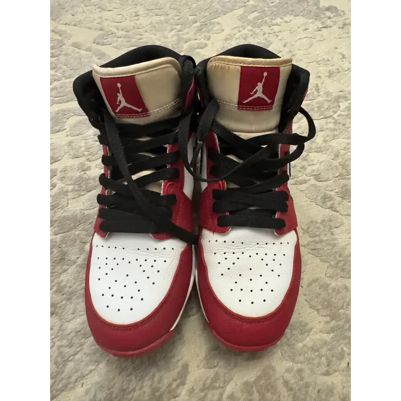 Red Kid's 6Y (Big Kids / Youth) Youth Air Jordan High Top Molded Cleats (Used)