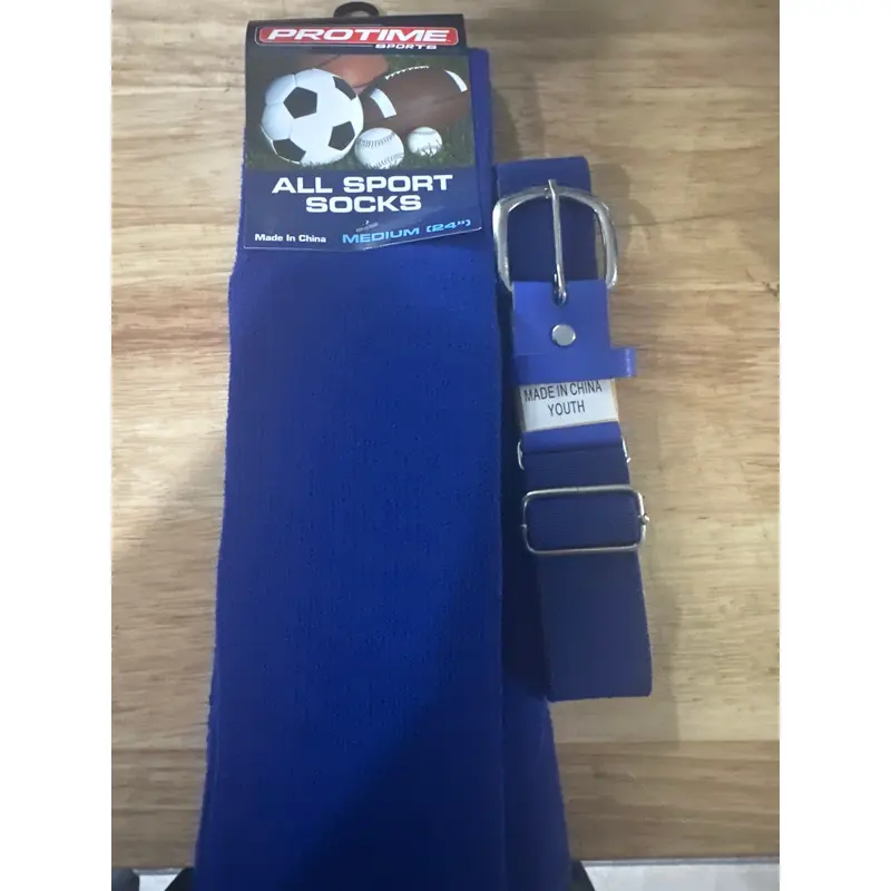 Baseball belt And Sock Combo
