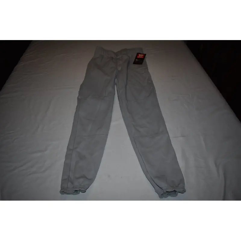 NEW - Wilson Baseball Game Pants, Gray, Adult Small