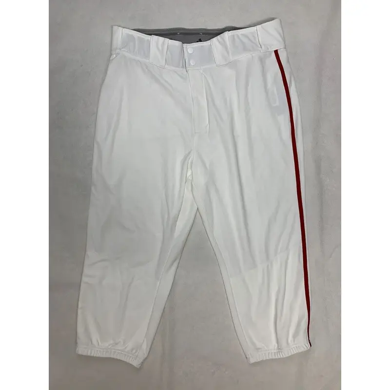 Adidas Impact Red Piped KLP Baseball Knicker Pant Men's L White JI8255