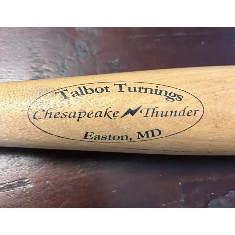 Chesapeake Thunder Talbot Turnings Wood Baseball Bat 34 32oz