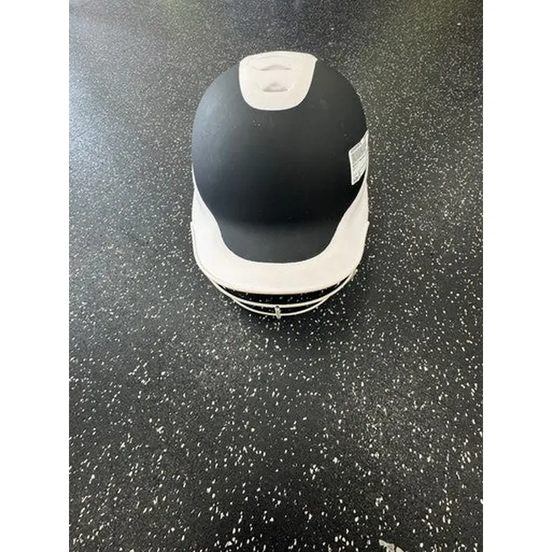 Used RIP-IT HELMET Batting Helmet w/Mask Black And White SM 11849-S000030976