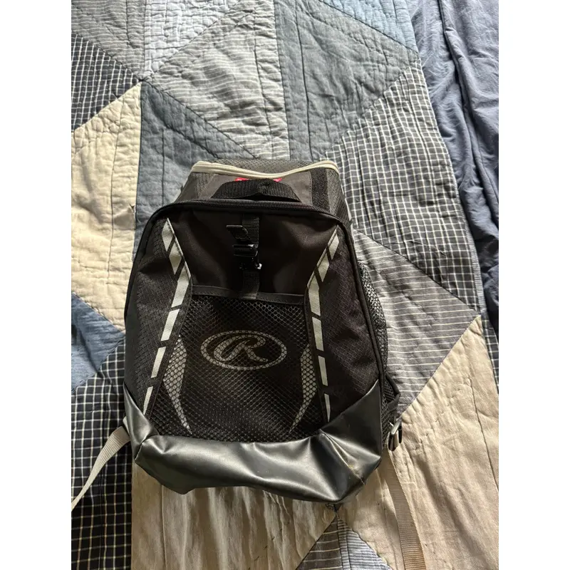 Black Rawlings Baseball Backpack (Used)