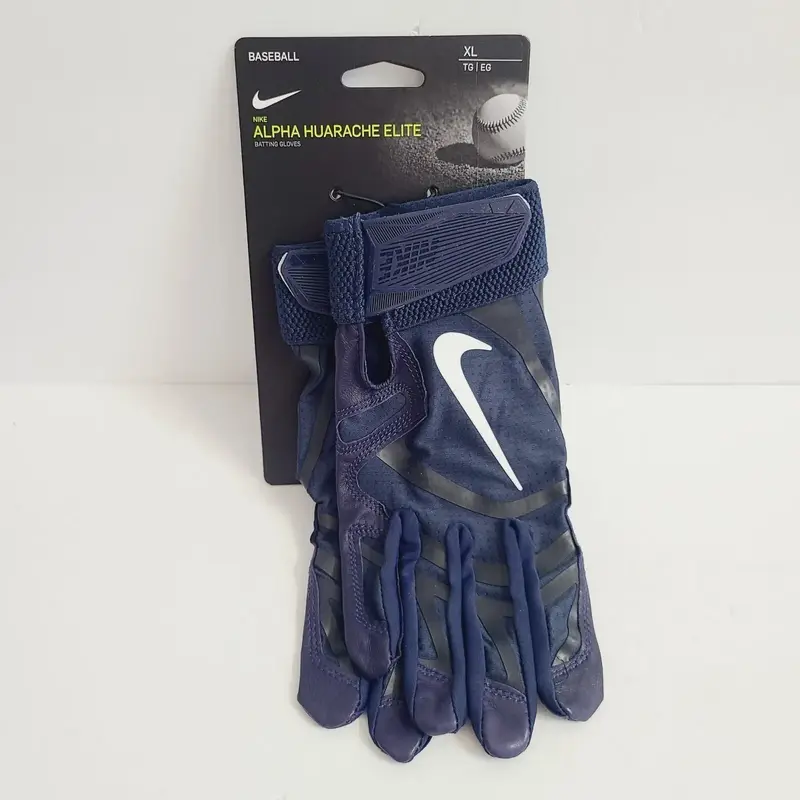Nike Alpha Huarache Elite Batting Gloves CV0696-439 Size XL Navy Blue