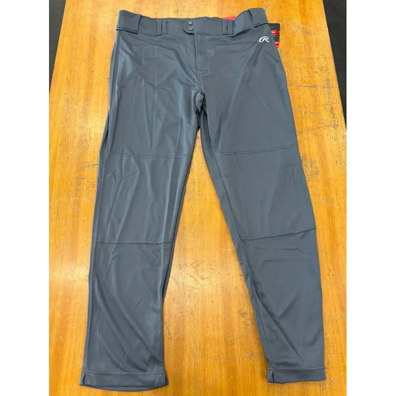 Rawlings Semi Relaxed Charcoal Baseball Pants: Adult XL