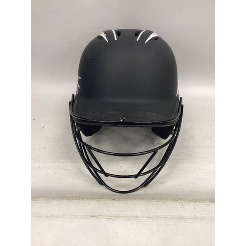 Used Mizuno MBH251 Batting Helmet w/Mask Black S/M 11851-S000036365