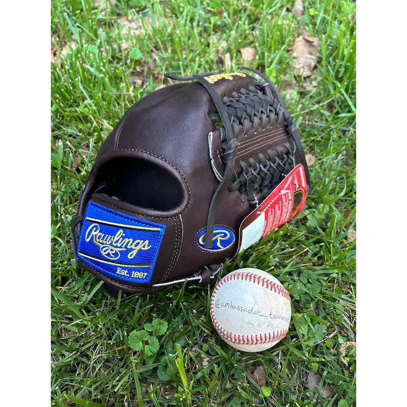 Rawlings Pro Preferred 11.75 Chocolate/Blue Modified Trapeze Web Model NWT