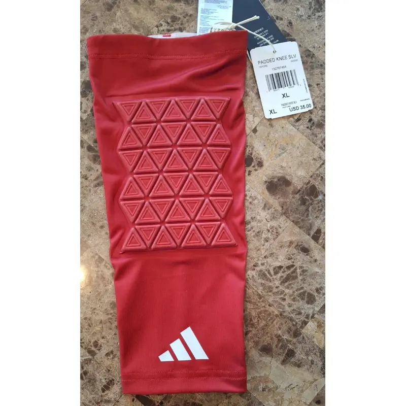 NWT adult XL adidas AEROREADY padded knee sleeve,  IM3595 red