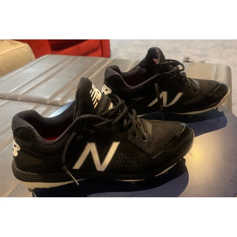 Black Size 9.5 New Balance Baseball Metal Cleats