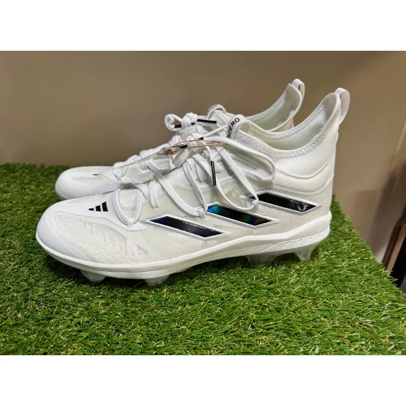 *SOLD* Adidas Adizero Afterburner 9 NWV TPU White Baseball Cleats ID1668 Mens 10 NEW
