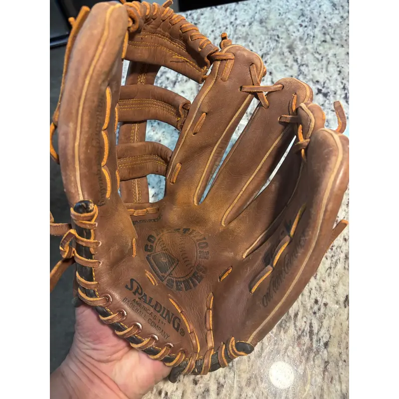 Spalding SC2-L Competition Series Baseball Glove RHT Oil Tan Leather