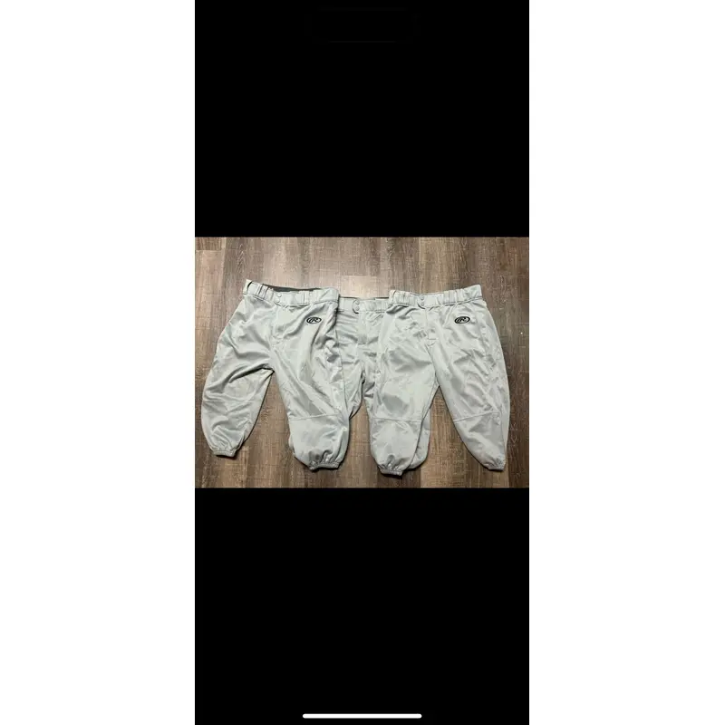 Gray Men's Youth XL Rawlings Game Pants (Used)