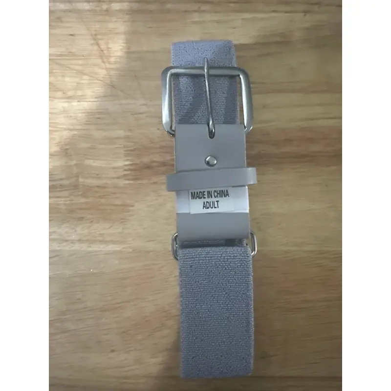 Grey Baseball Belt