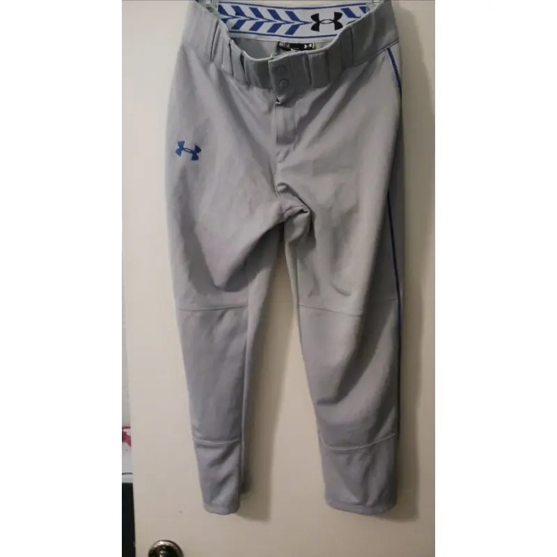 Youth Medium Grey Baseball Pants Under Armour