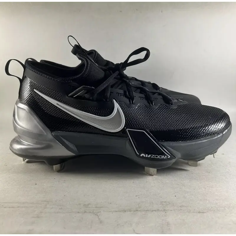 Nike Force Zoom Trout 9 Elite Metal Baseball Cleats Black Size 8 FB2906-003