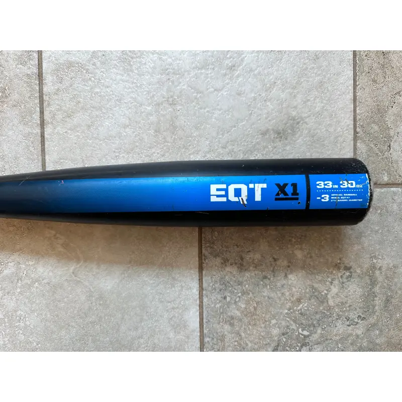 Used Adidas EQT BBCOR Certified Bat (-3) Alloy 31 oz 33"