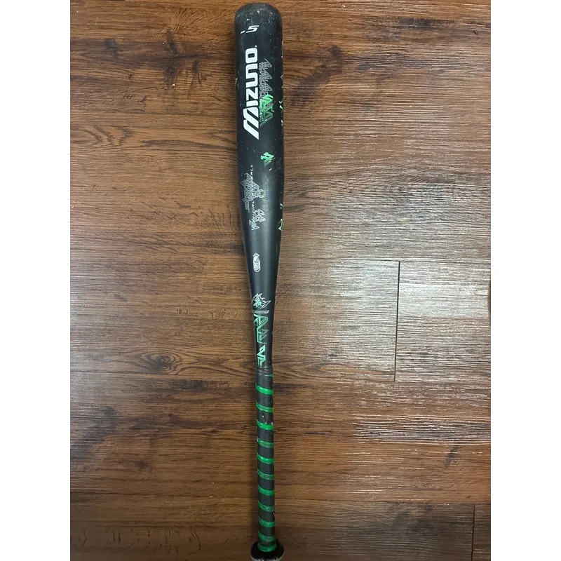 Mizuno Generation BBCOR Bat 30/25 (-5) Black Green High School EUC