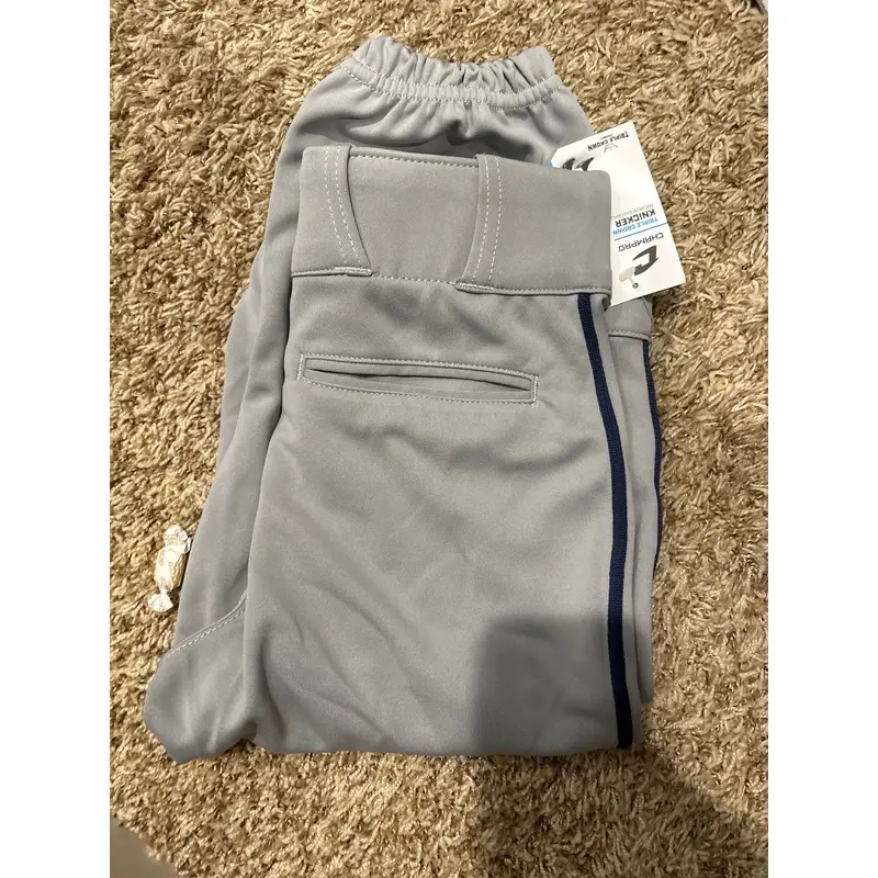 Gray Unisex Youth Large Champro Game Pants (New)