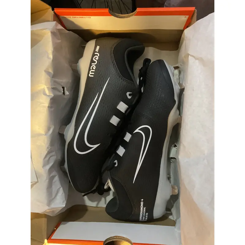 Black Women's Size M 8.5 (W 9.5) Nike Low Top Metal (New)