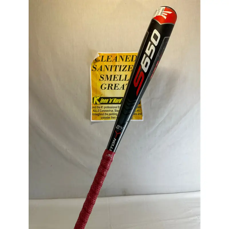 Used 2018 Easton Alloy S650 Bat (-9) 20 oz 29"