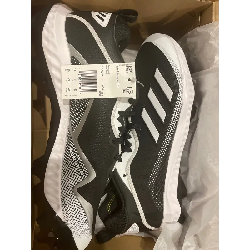 Black Men's Molded Cleats Low Cut Icon 6 bounce