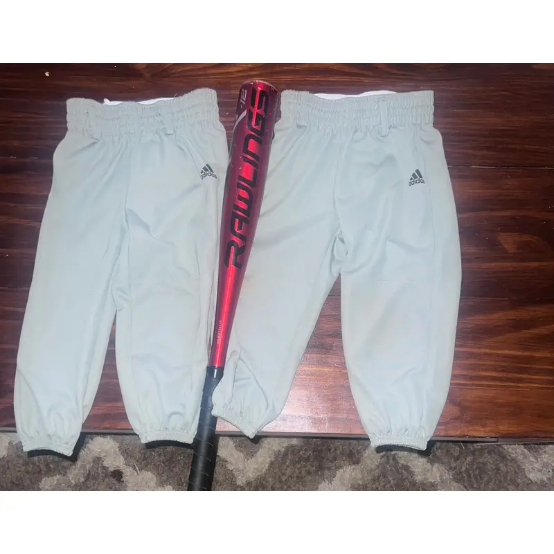 Gray Unisex Youth XXS Adidas Game Pants (Used)