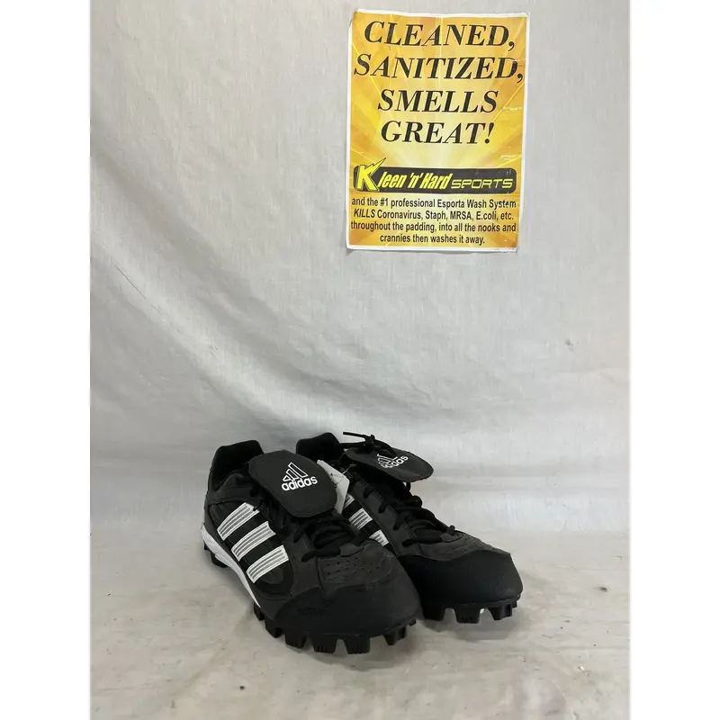 New Addidas Size 13.5 D Triple Star 5 Low Black Baseball Cleats