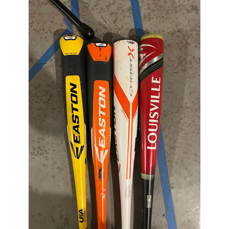 Baseball Bats 4, 1 USA, 2 USSSA, 1 Bbcor