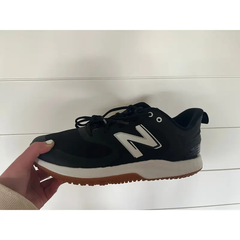 Black New Size 13 (Women's 14) Adult Men's New Balance Molded Cleats Cleats