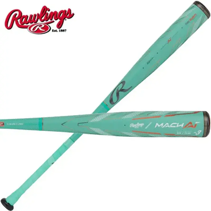 New 2024 Rawlings Mach AI BBCOR Certified Bat (-3) Composite 31 oz 34"
