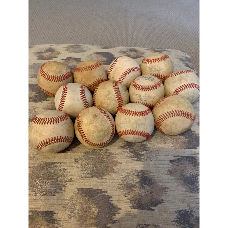 Used  12 Pack (1 Dozen) Baseballs