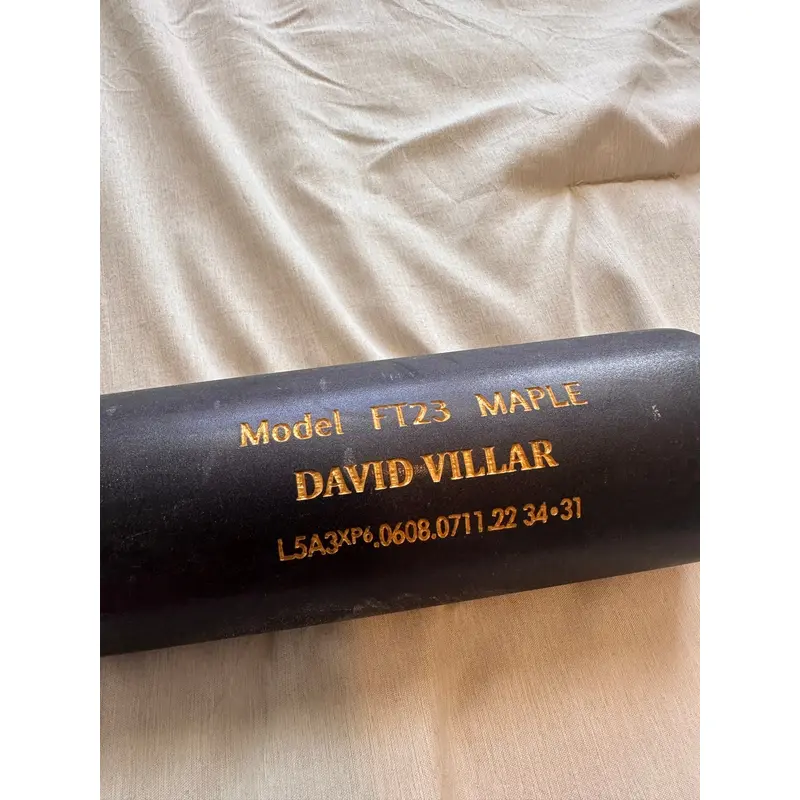David Villar game used Bat