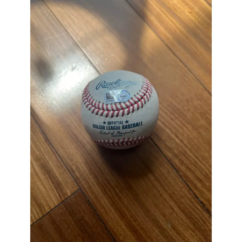 Game Used Baseball New York Mets vs. Miami Marlins